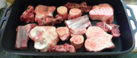 Beef soup bones to make stock